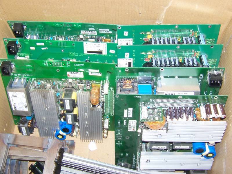 lot 79 image: Miscellaneous Circuit Boards  Power Supply Modules and DC Tangential Blowers  Fans for Barco Video Wall