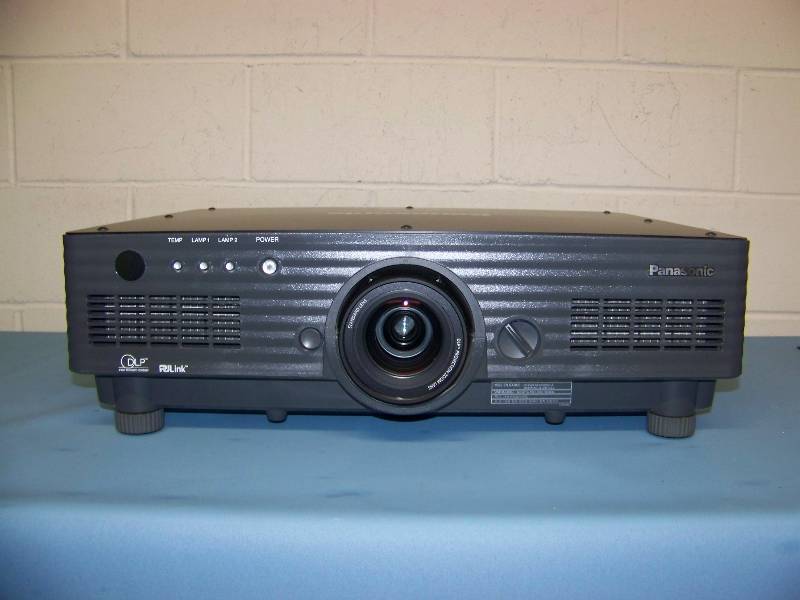 lot 23 image: Panasonic, PT-DW5100UL, DLP Projector with Remote Control, HDMI to DVI Converter and Chief Ceiling Mount