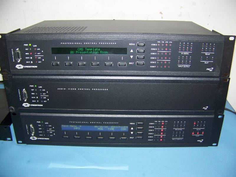 lot 92 image: AMX and Crestron lot