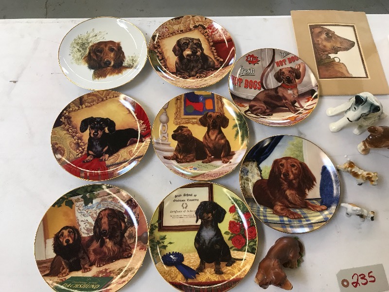 LOT OF DOG HOME DECOR