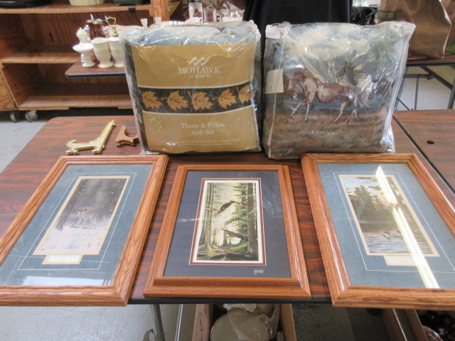 FRAMED PRINTS BY ARTIST RICK KELLY AND NATURE THROWS