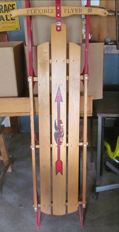 lot 49 image: Flexible Flyer III Snow Sled