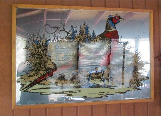 lot 76 image: Pheasant Mirror