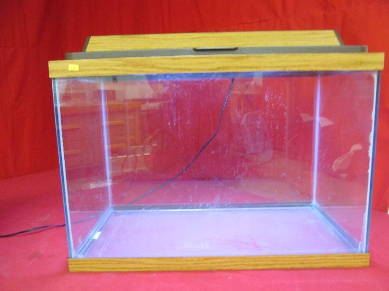 lot 165 image: Complete 20 Gal Fish Tank