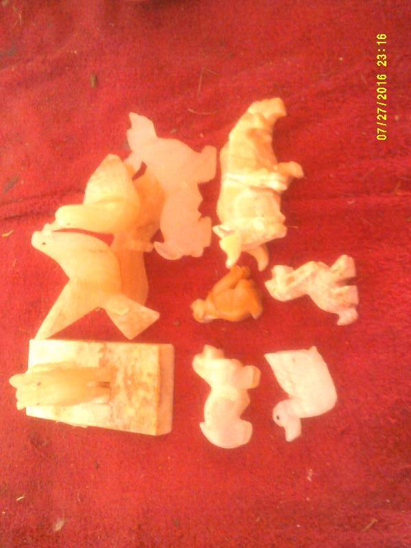 HAND CARVED SOAP STONE