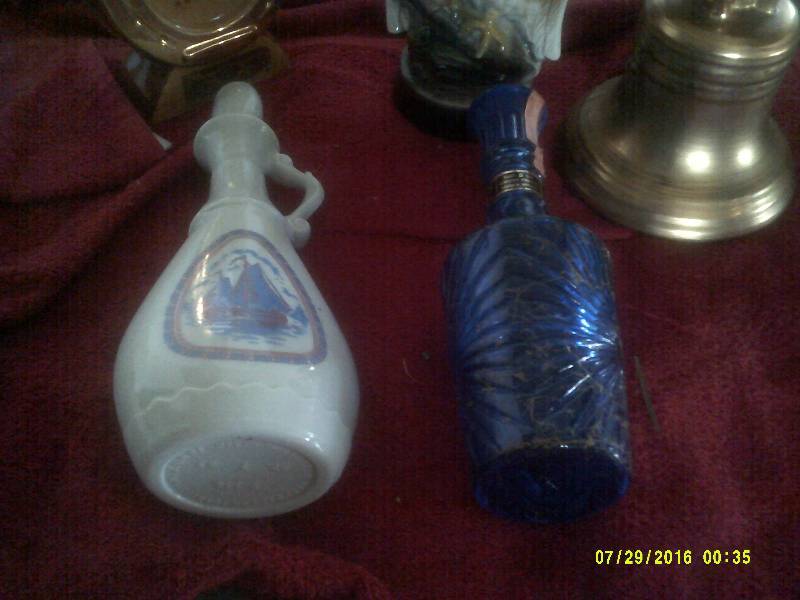 ANTIQUE WHISKEY DECANTERS