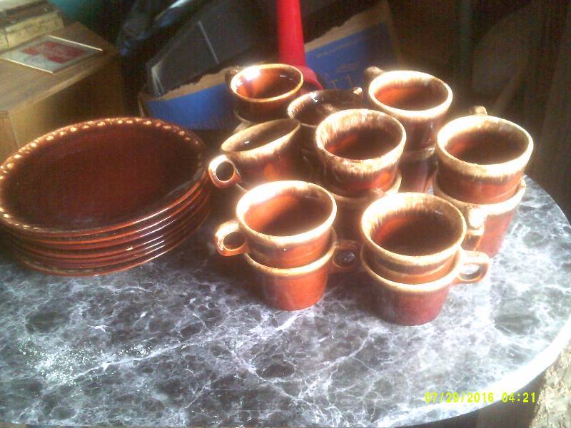 23 PC ANTIQUE DISHES