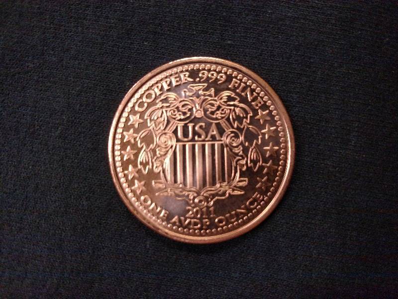 Indian Head One Ounce .999 Copper C...
