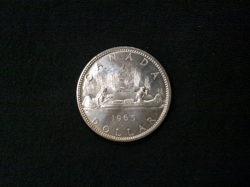 1965 Canada Silver Dollar .80 Silve...