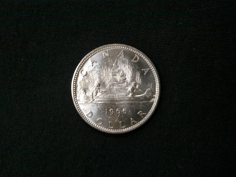 1966 Canada Silver Dollar .80 Silve...