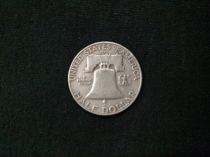 1952 D Franklin Silver Half Dollar...