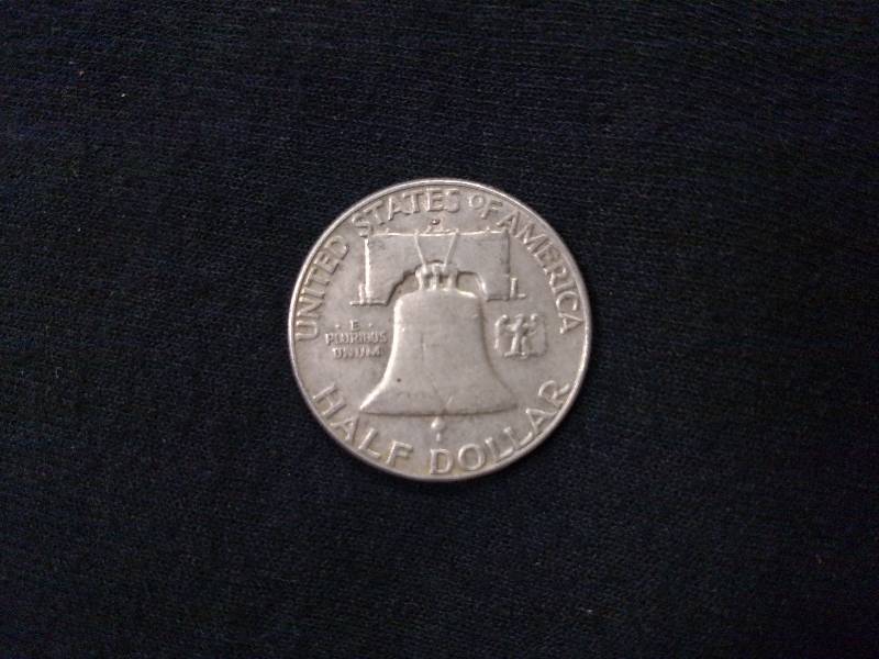 1962 D Franklin Silver Half Dollar...