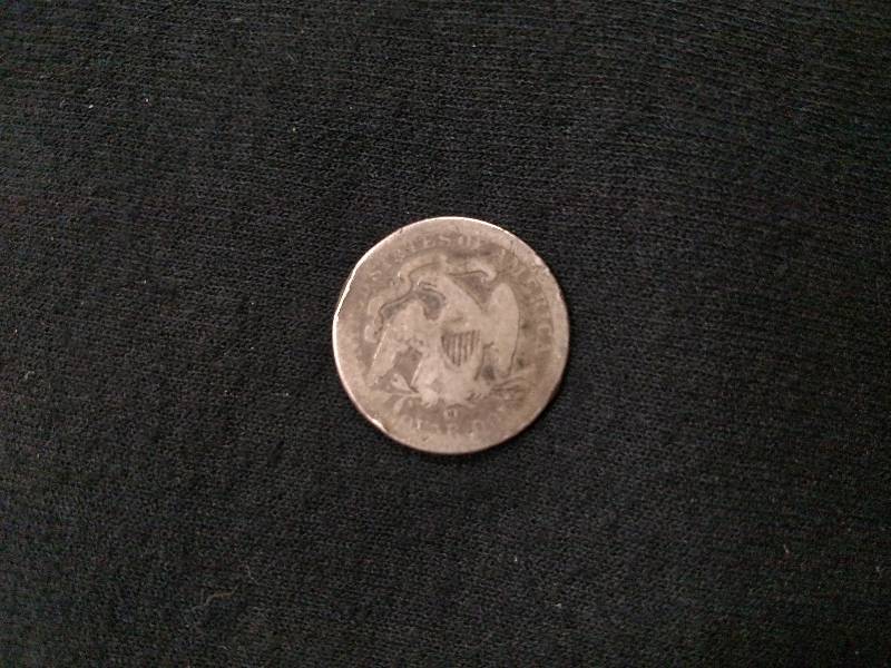 1876 CC Seated Liberty Silver Quart...
