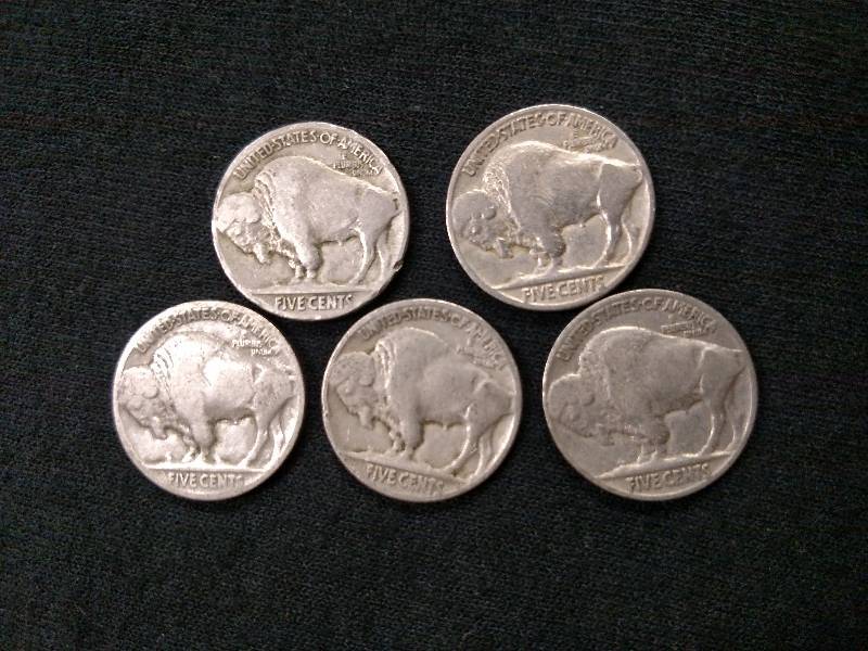 1925, 35, 36, 36, & 37 Buffalo Nick...