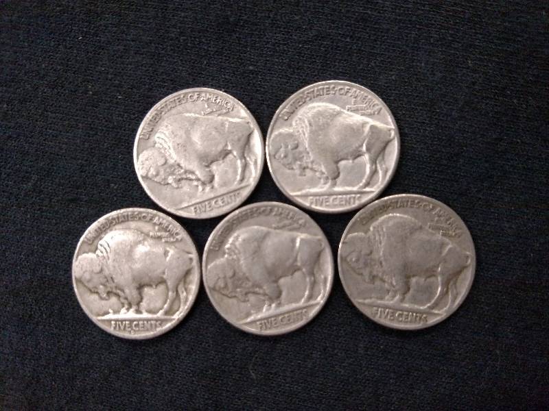 1928, 35, 36, 36, & 37 Buffalo Nick...