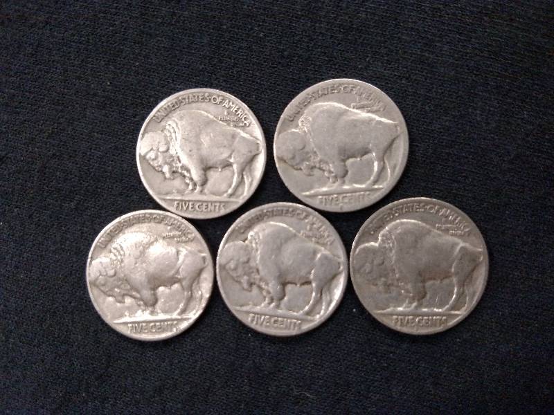 1929, 35, 36, 36, & 37 Buffalo Nick...