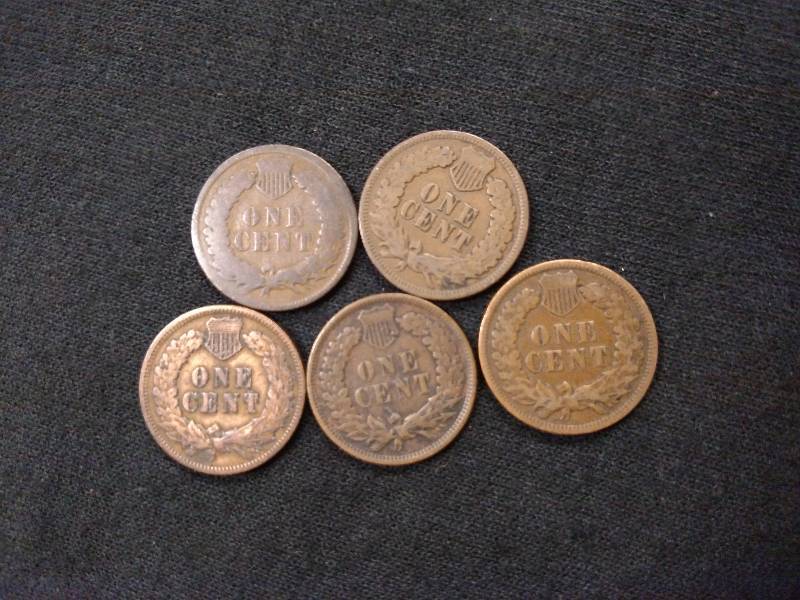 1901, 03, 05, 06, & 07 Indian Head ...