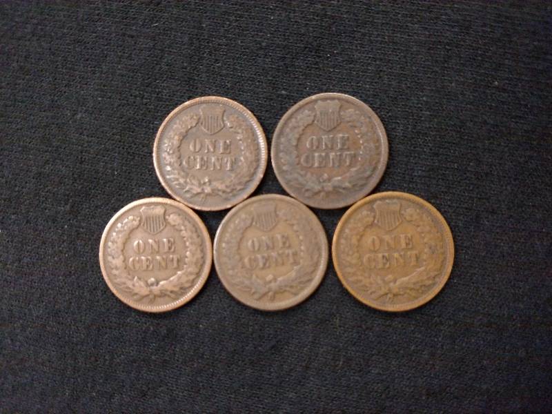 1901, 02, 03, 06, & 07 Indian Head ...