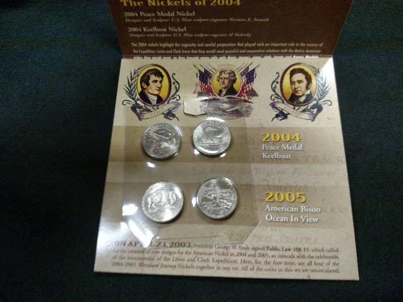 2004 & 2005 Westward Journey Nickel...