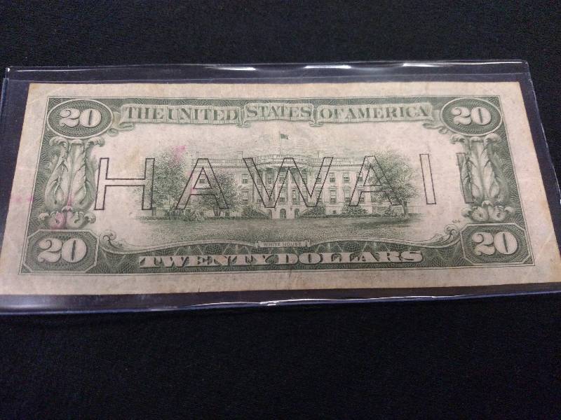 1934 A Hawaii Twenty Dollar Note...