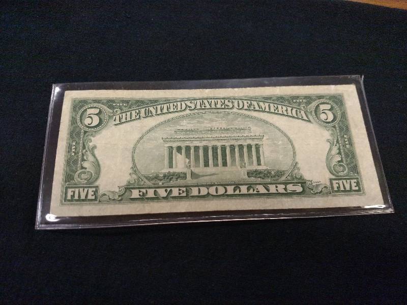 1953 A Five Dollar Silver Certifica...