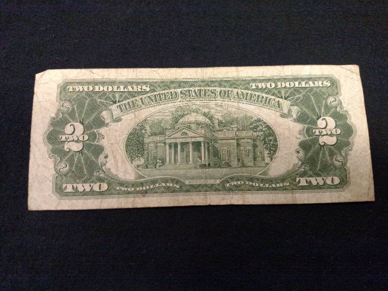 1928 G Two Dollar Red Seal Note...