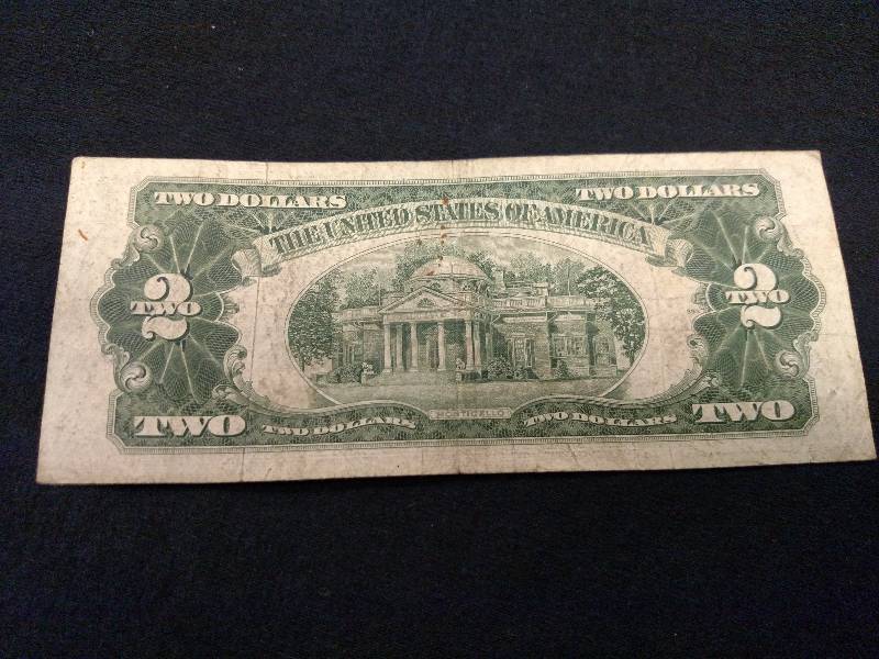 1953 A Two Dollar Red Seal Note...