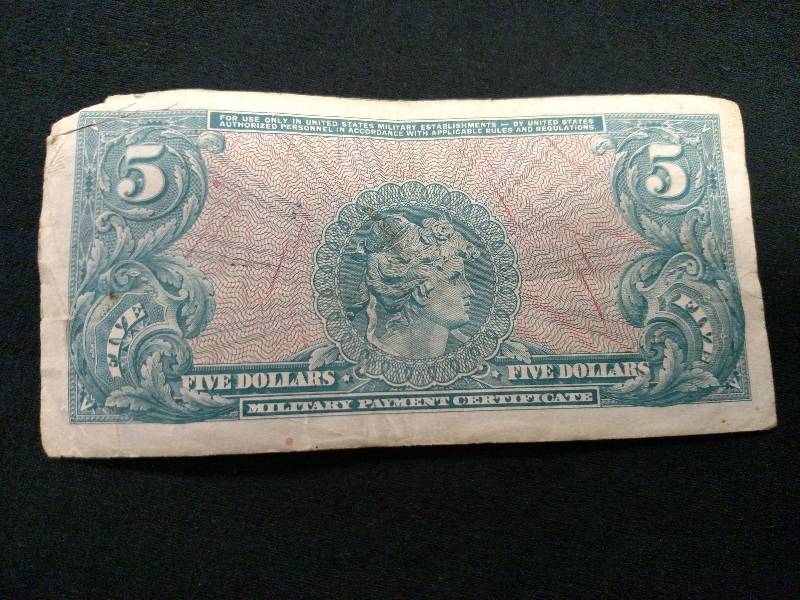Five Dollar U.S. Military Payment C...