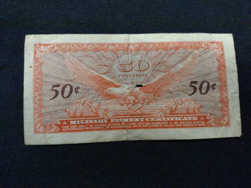 Fifty Cents U.S. Military Payment C...