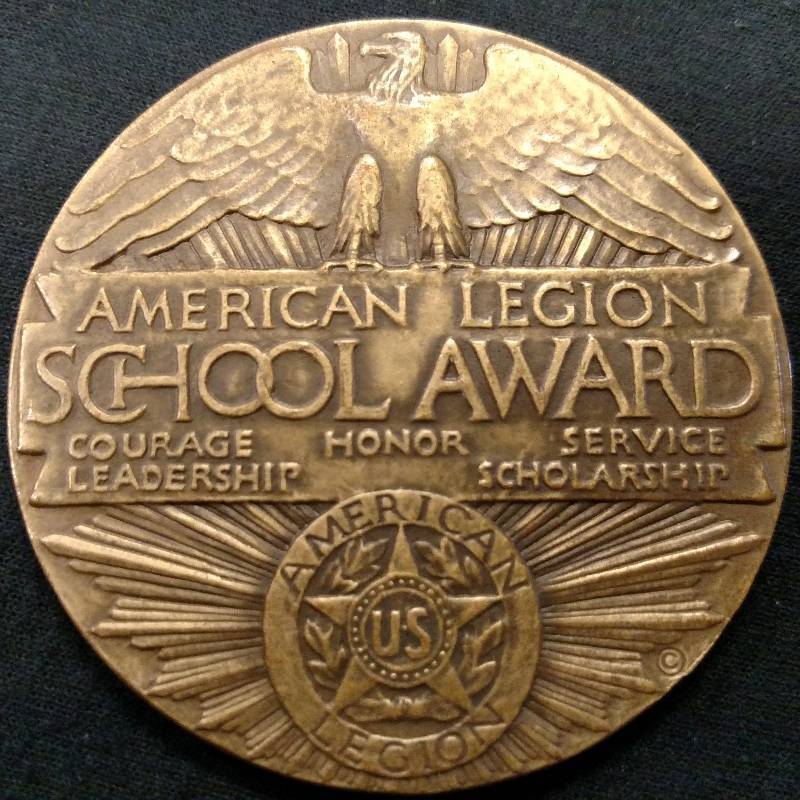 1932 American Legion School Award, ...