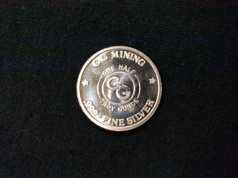 GG Mining Silver Eagle One Half Oun...