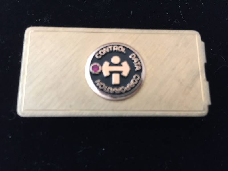 lot 127 image: Money Clip - Control Data Corporation - Gold Filled