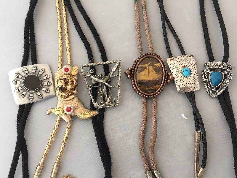 lot 103 image: 5 Bolo Ties
