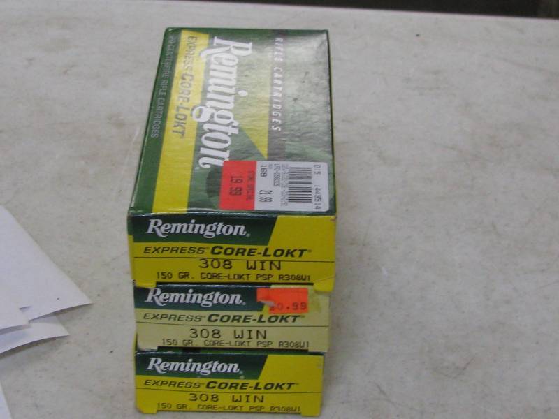 lot 20 image: Remington 308 Win Ammunition