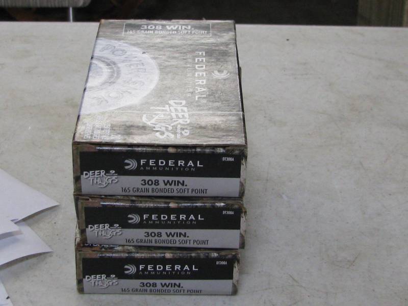 lot 22 image: Federal 308 Win Ammunition