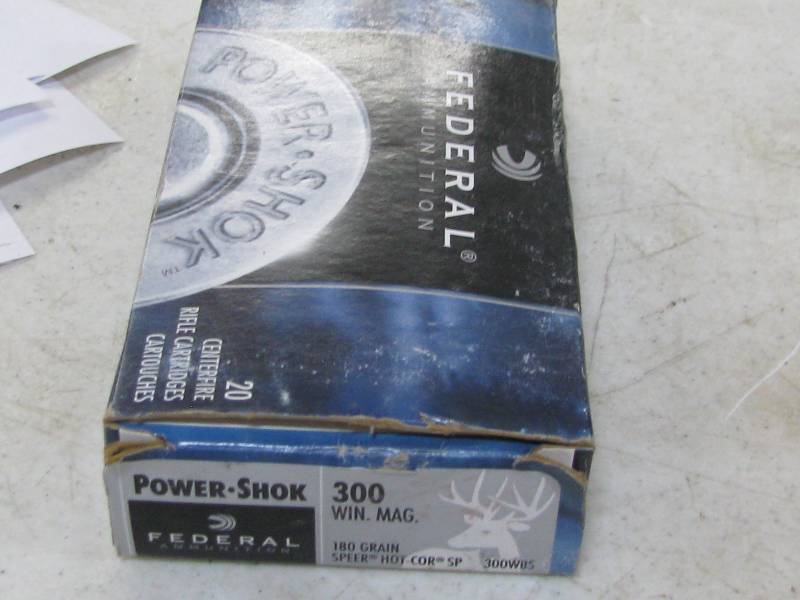 lot 27 image: Federal 300 Win Mag Ammunition
