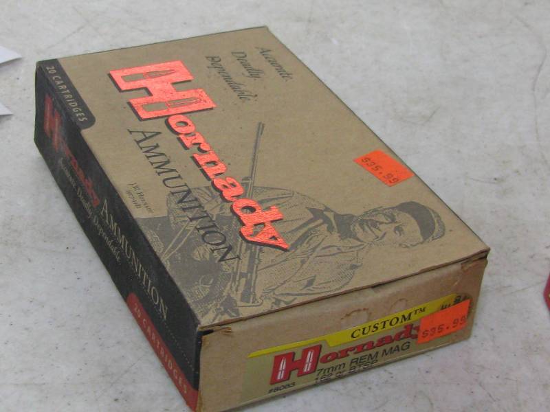 lot 28 image: Hornady 7MM Rem Mag Ammunition