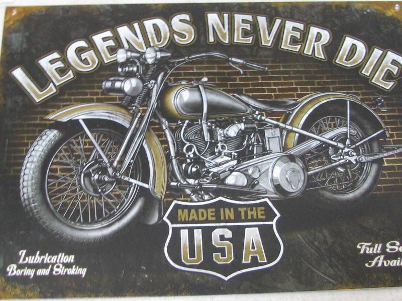 lot 42 image: Motorcycle Sign