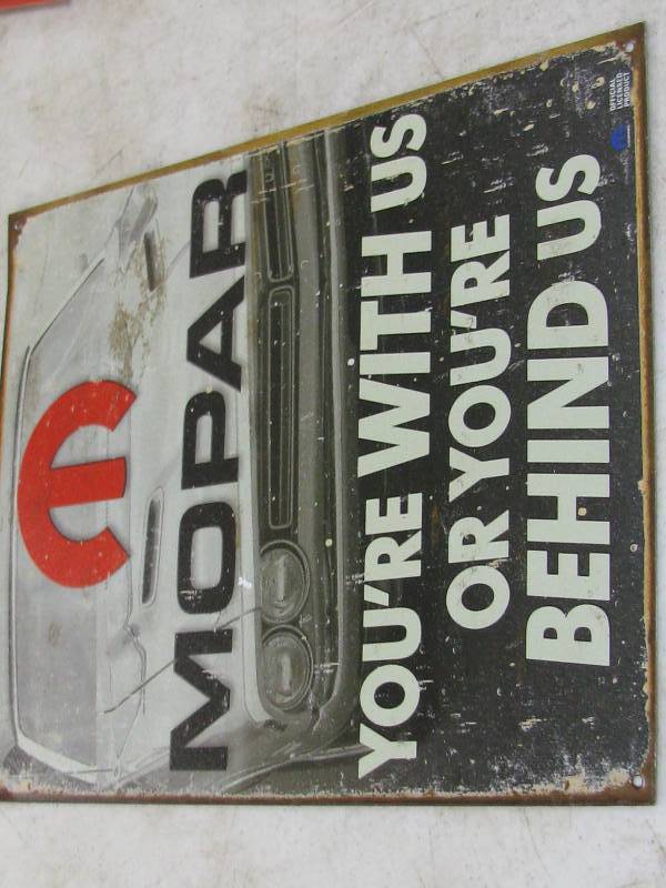 lot 47 image: Mopar Sign