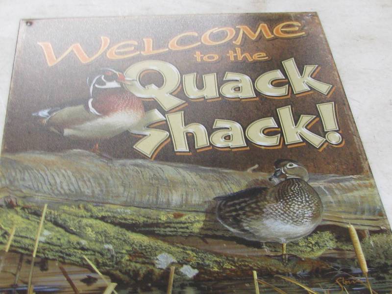 lot 58 image: Quack Shack Sign
