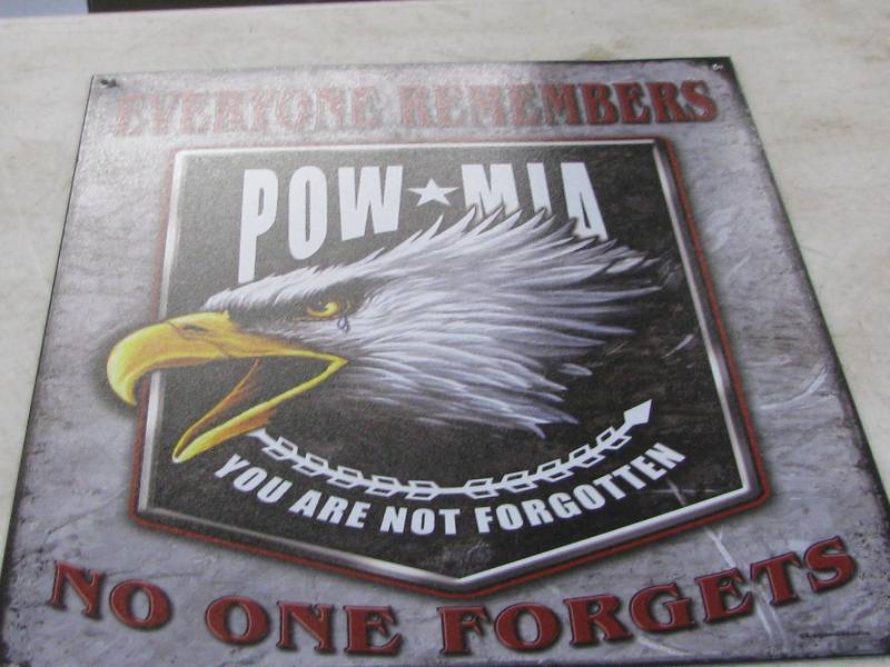 lot 63 image: POW-MIA Sign