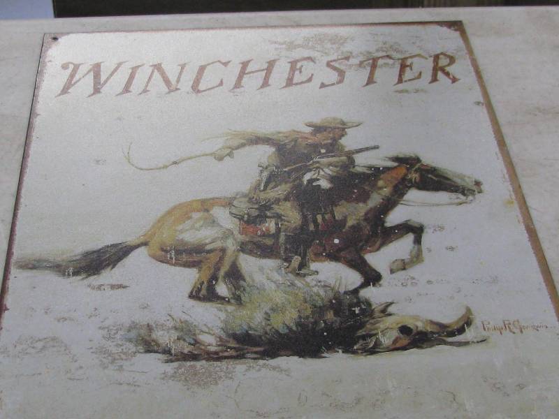 lot 64 image: Winchester Sign