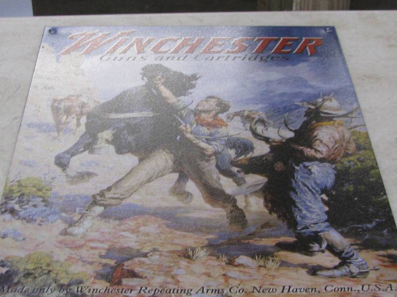 lot 65 image: Winchester Sign