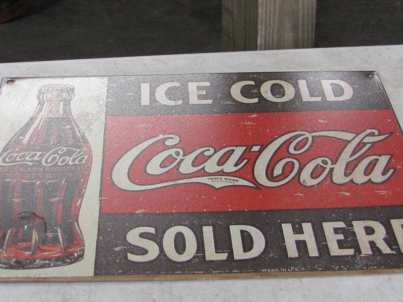 lot 81 image: Coca-Cola Sign