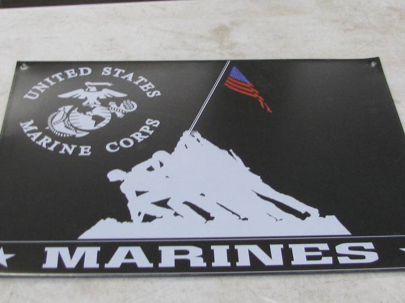lot 89 image: U.S. Marines Sign