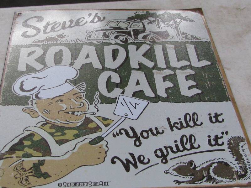 lot 96 image: Roadkill Cafe Sign