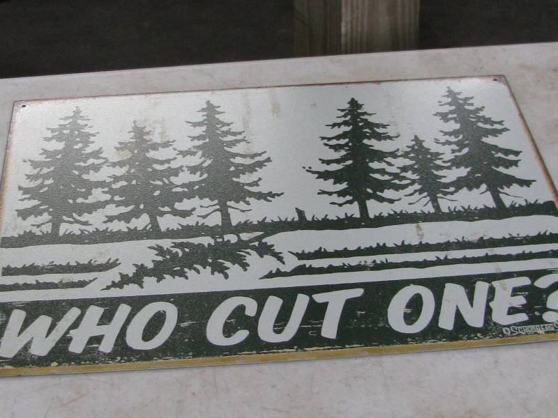 lot 101 image: Who Cut One Sign