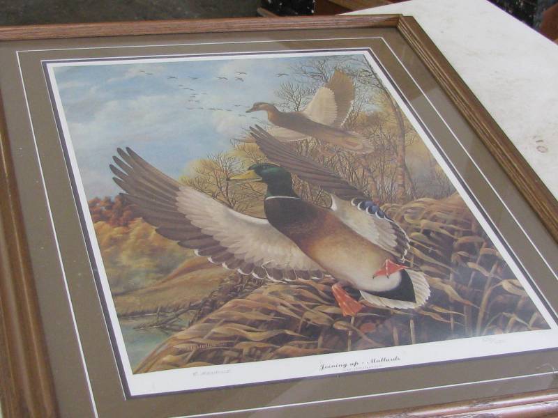 lot 115 image: Framed Joining Up Prinbt