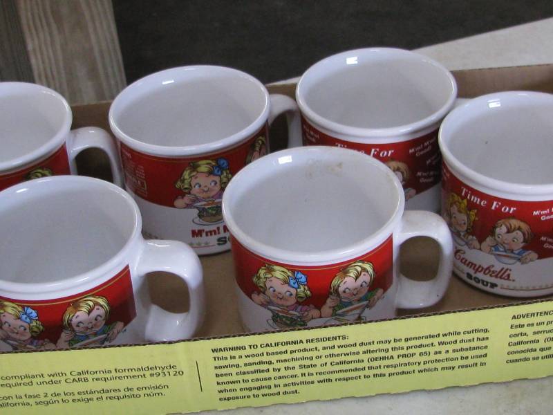 lot 127 image: Campbells Soup Cups