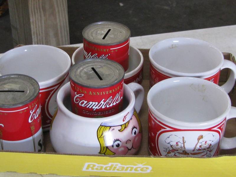 lot 129 image: Misc. Campbells Soup